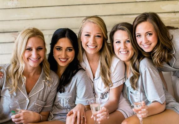 monogram-bridesmaid-pjs